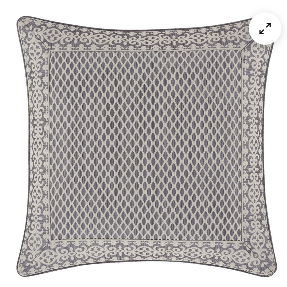 2 / J. Queen HOUSTON EURO SHAMS in Charcoal